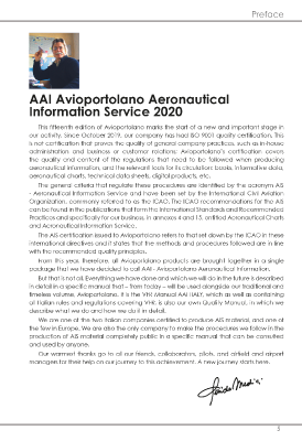 Avioportolano Italy 2020 - prefazione