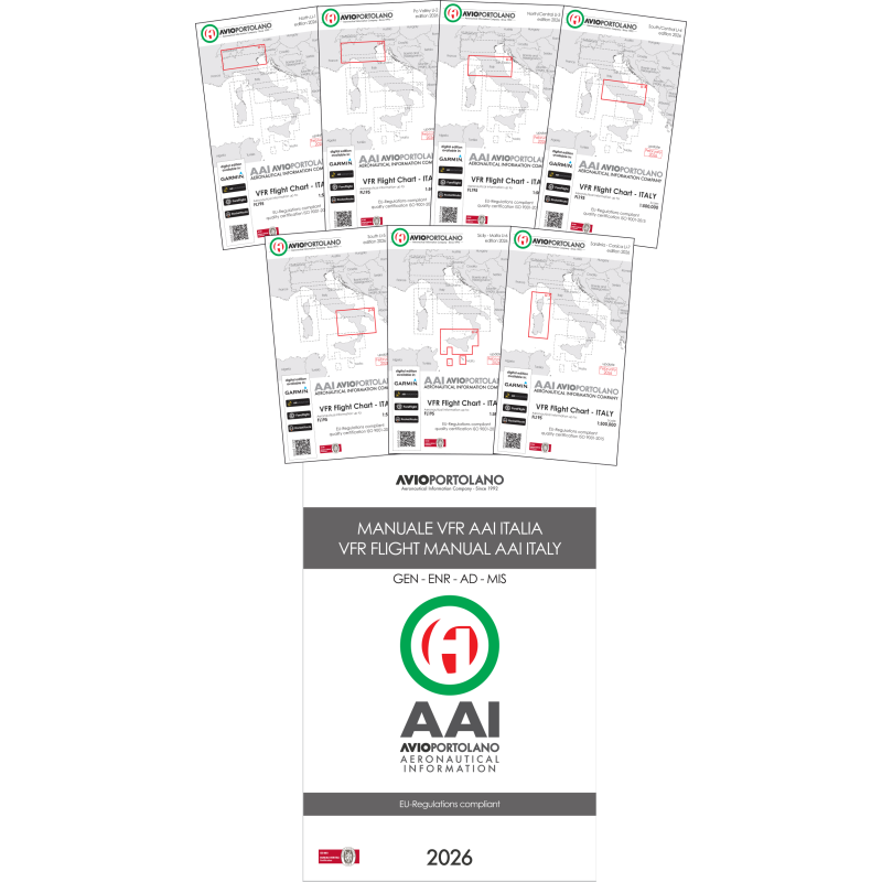 Carte Italia + Manaule VFR AAI