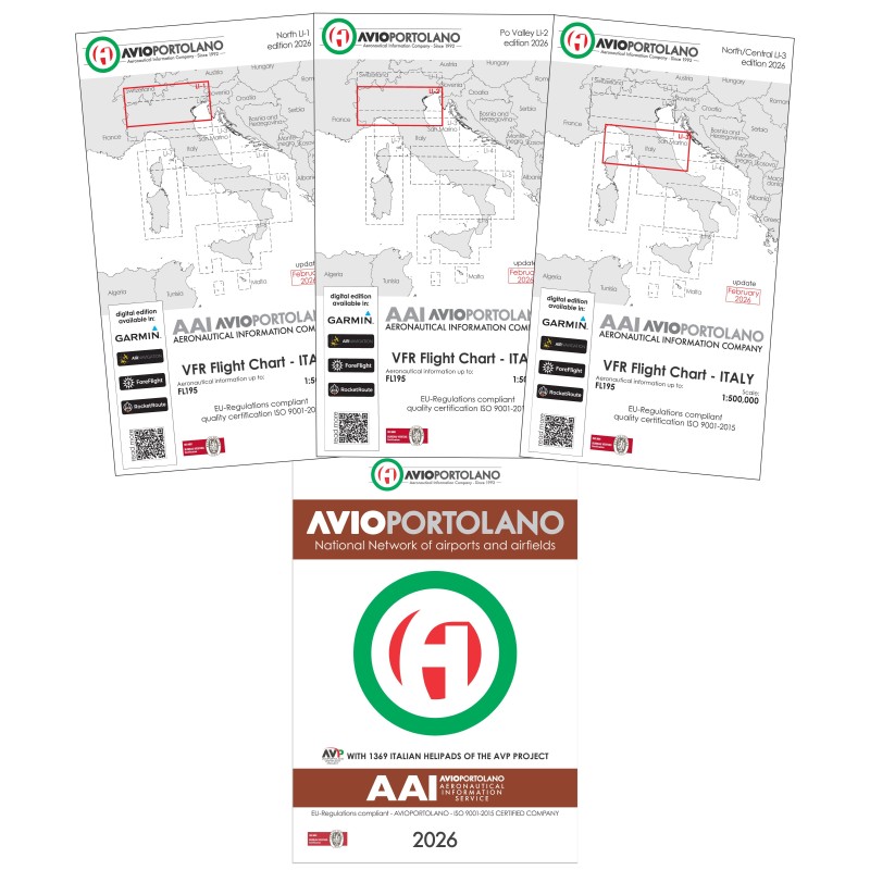 Avioportolano ENG + Cartografia Nord/Centro/Isole